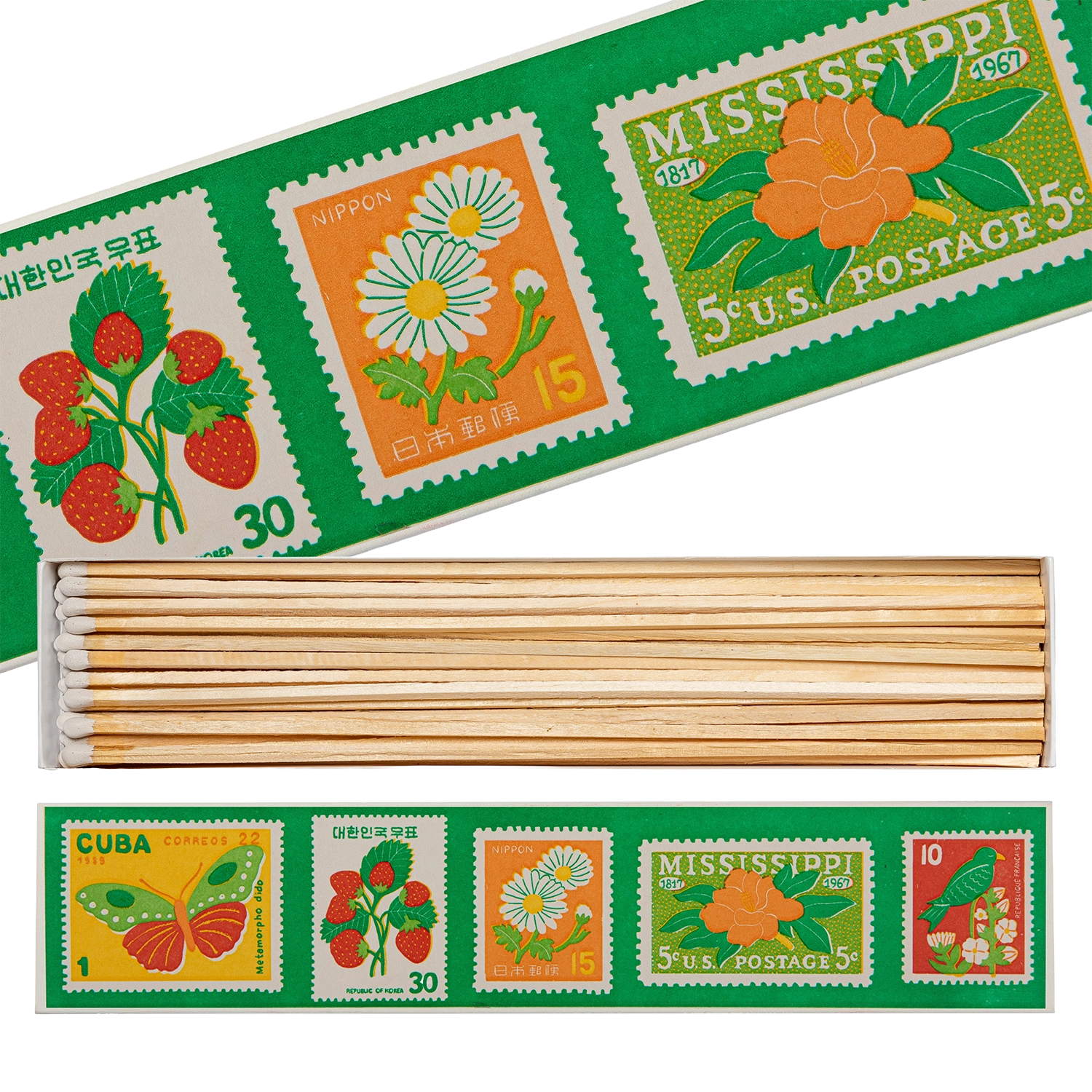 Archivist Vintage Stamp Long Matches