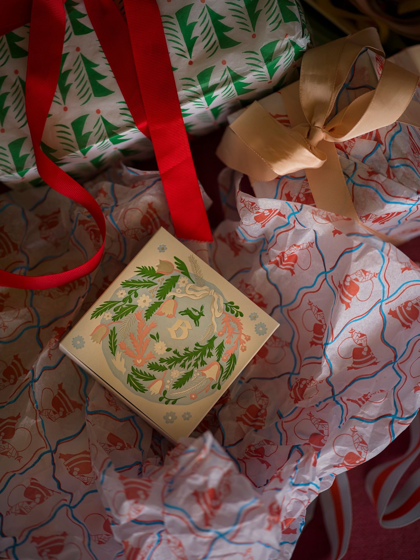 Archivist Santa Tissue Paper