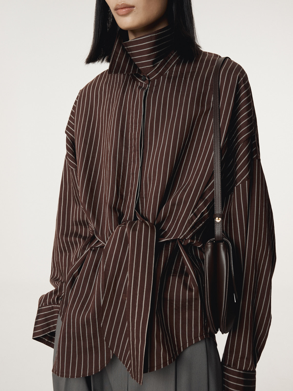 RECTO Double Layer Stripe Shirt