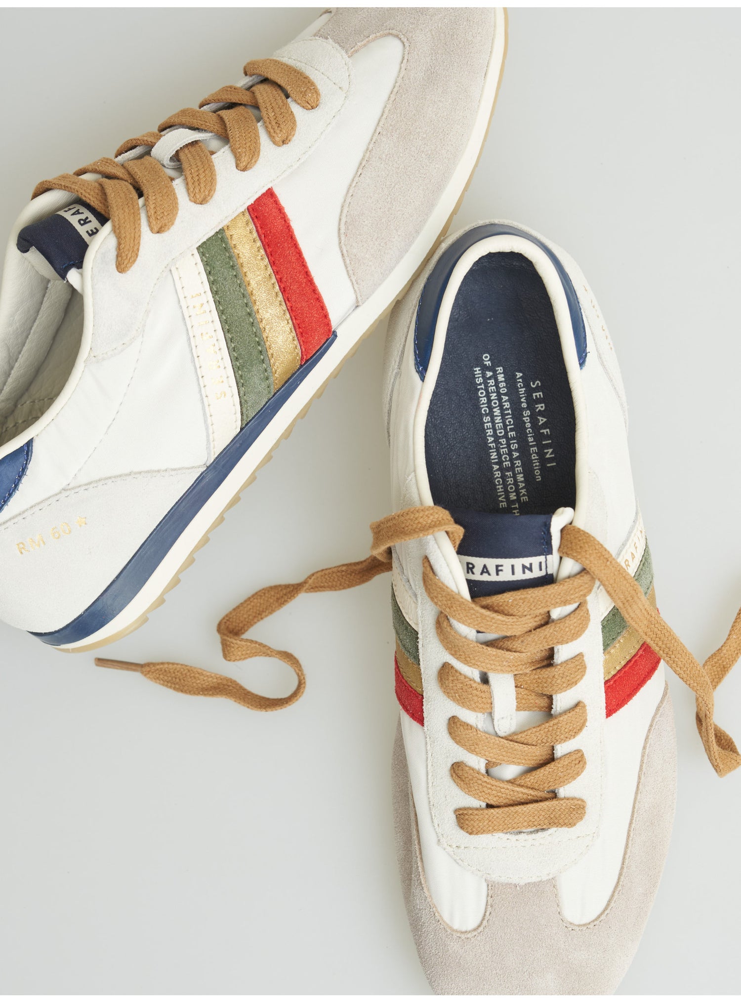 Serafini RM60 WHITE BEIGE TRICOLOR