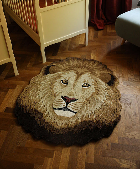 Doing Goods Ari Lion Head Rug Large