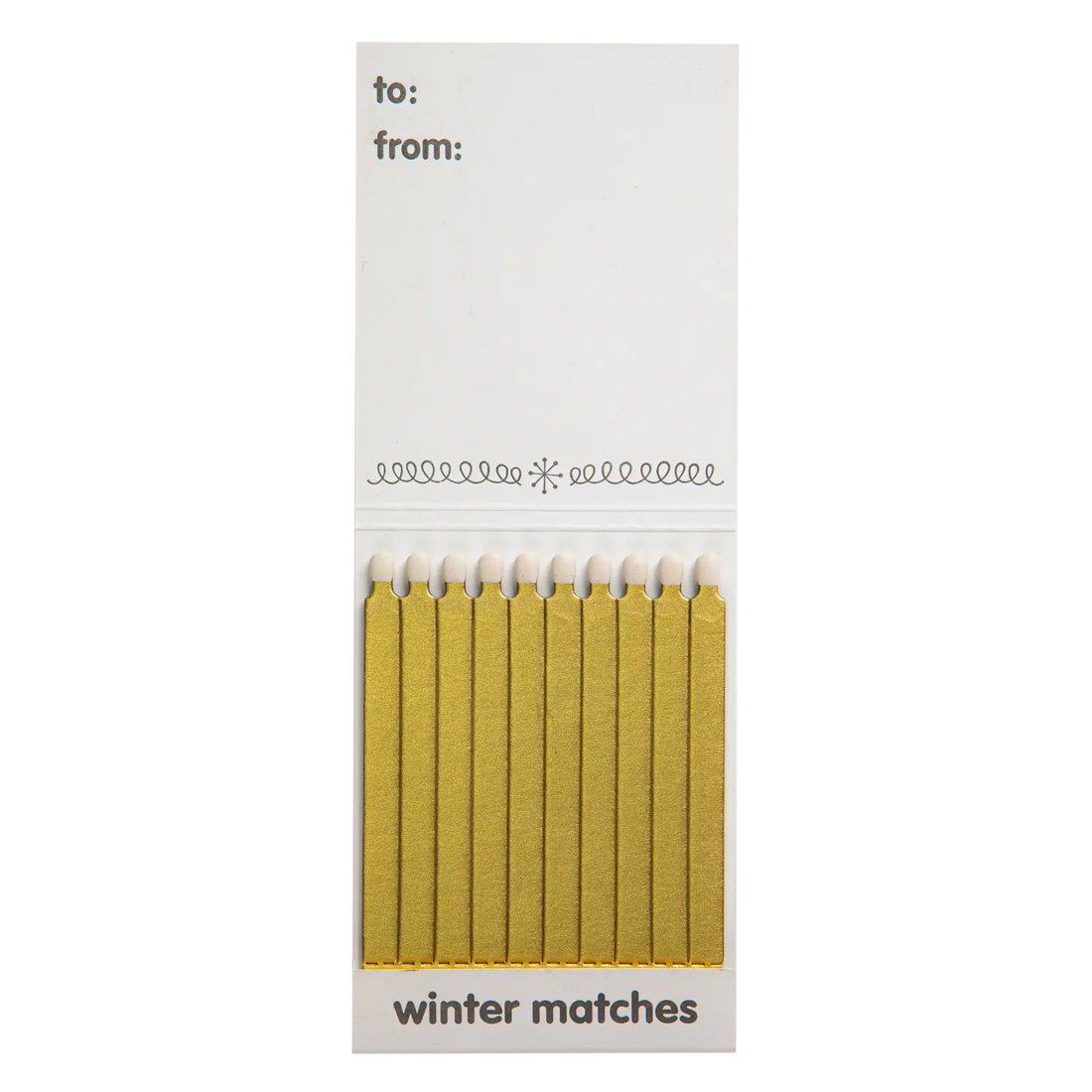 Archivist Winter Dog Matchbook