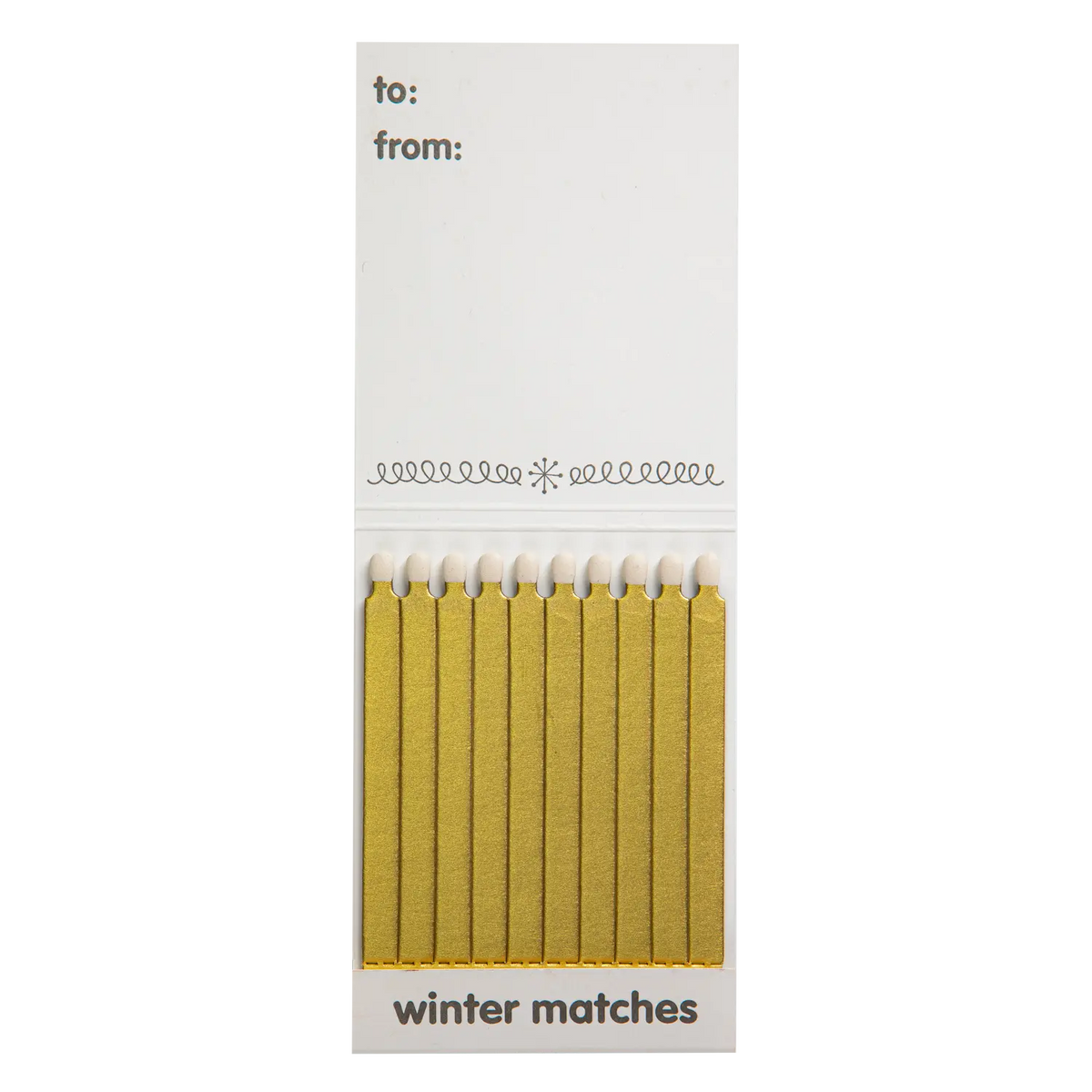 Archivist Winter Dog Matchbook
