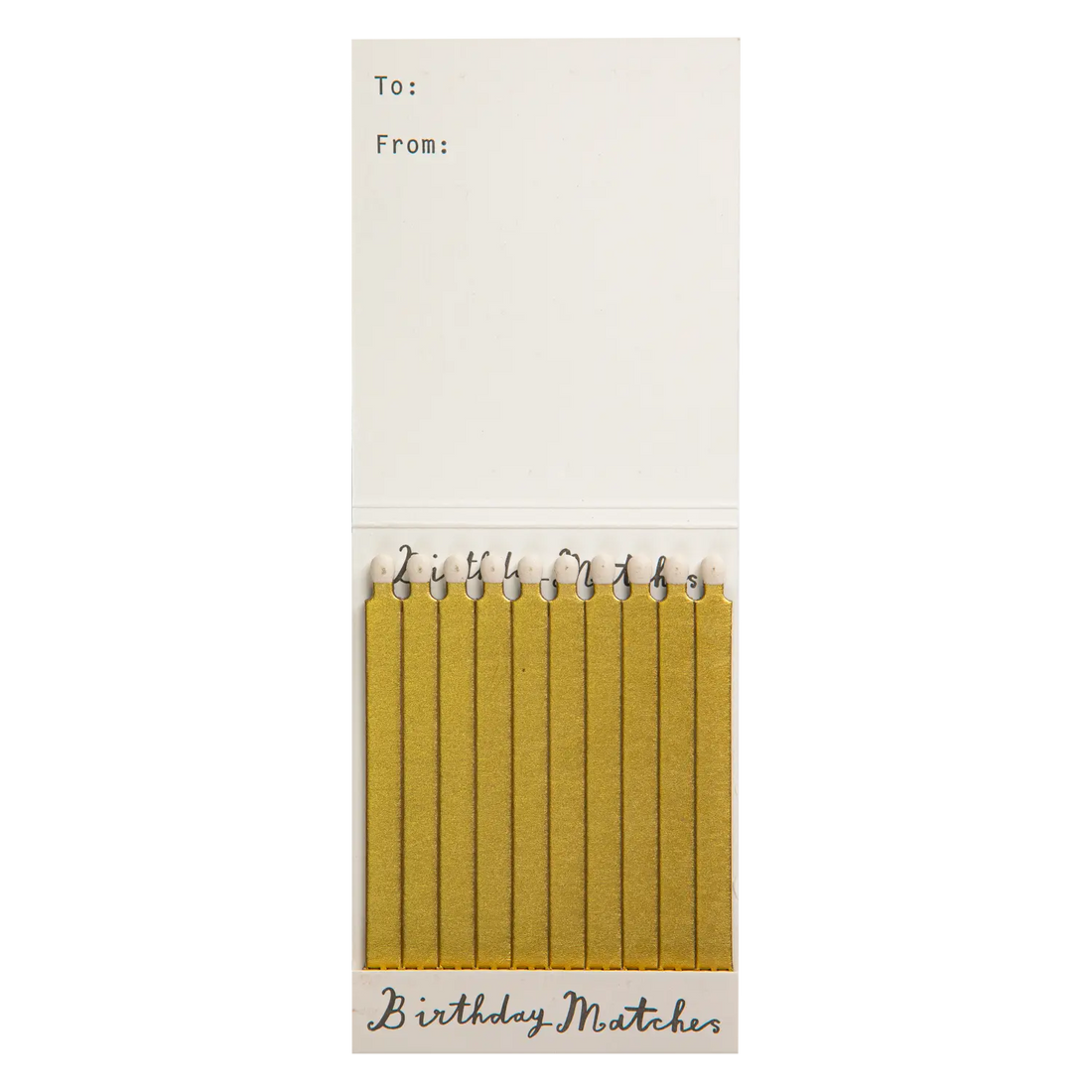 Archivist Birthday Cake Matchbook