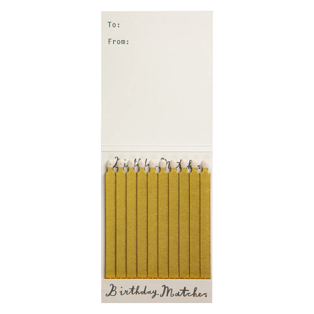 Archivist Birthday Cake Matchbook