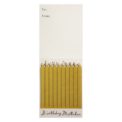 Archivist Birthday Cake Matchbook
