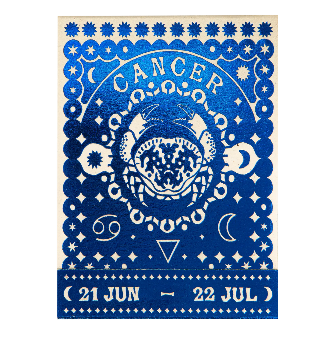 Archivist Cancer Zodiac Matchbook