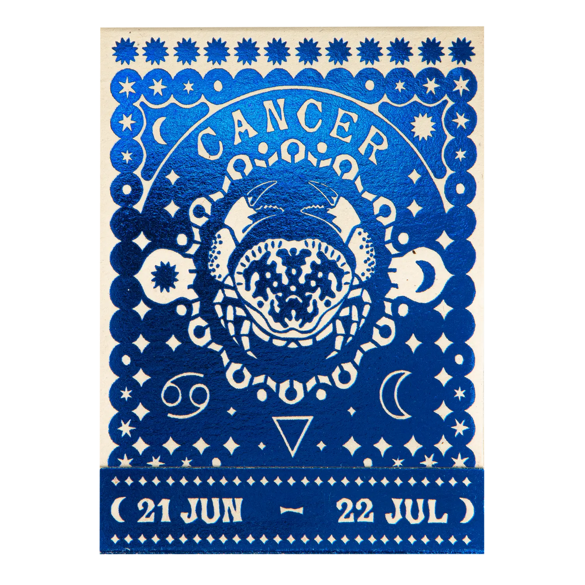 Archivist Cancer Zodiac Matchbook