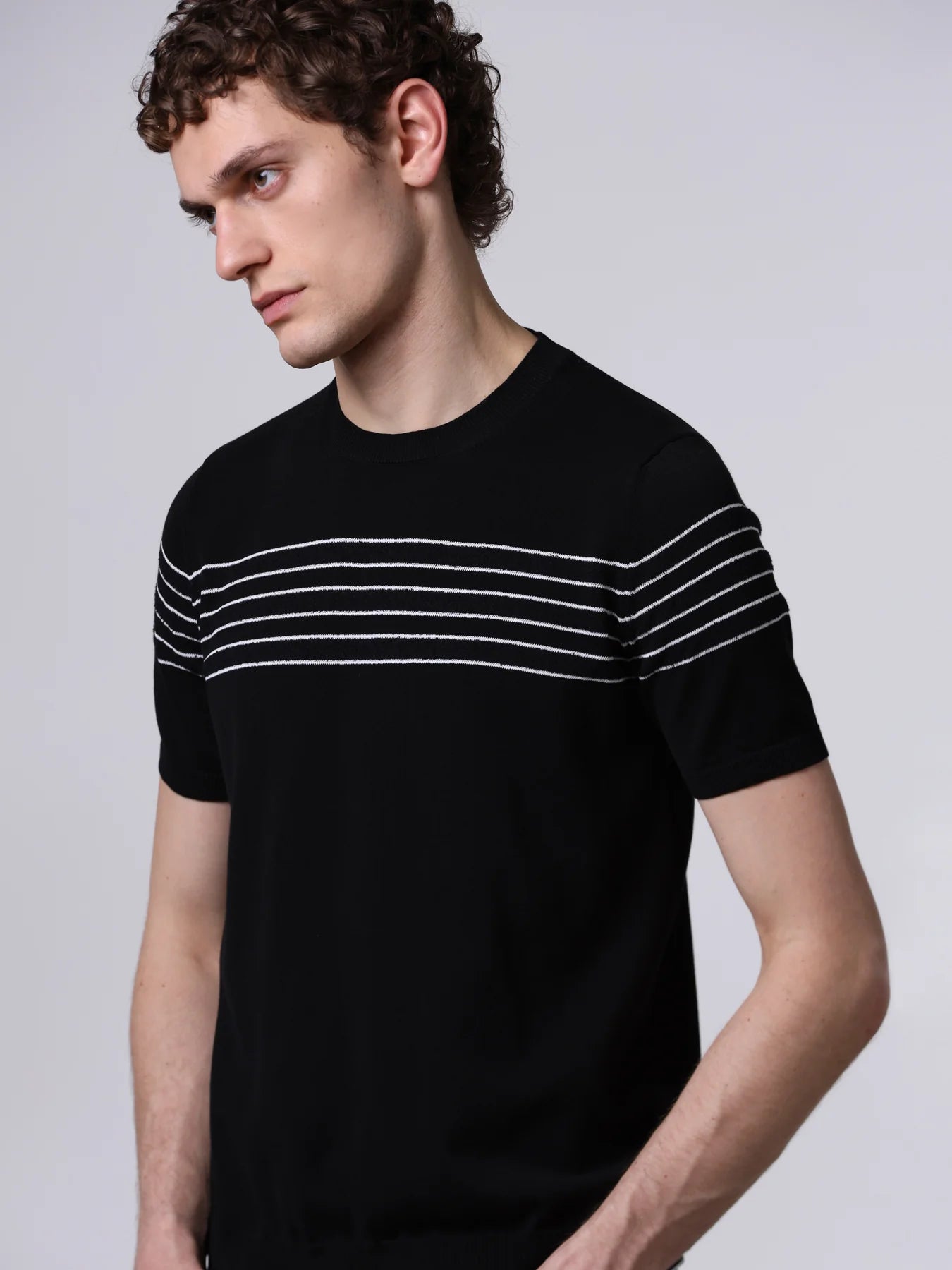 Roberto Collina Striped Short Sleeve