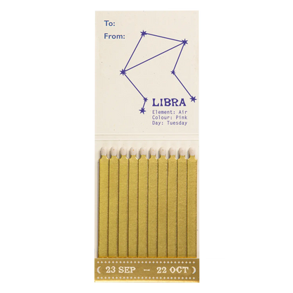 Archivist Libra Zodiac Matchbook