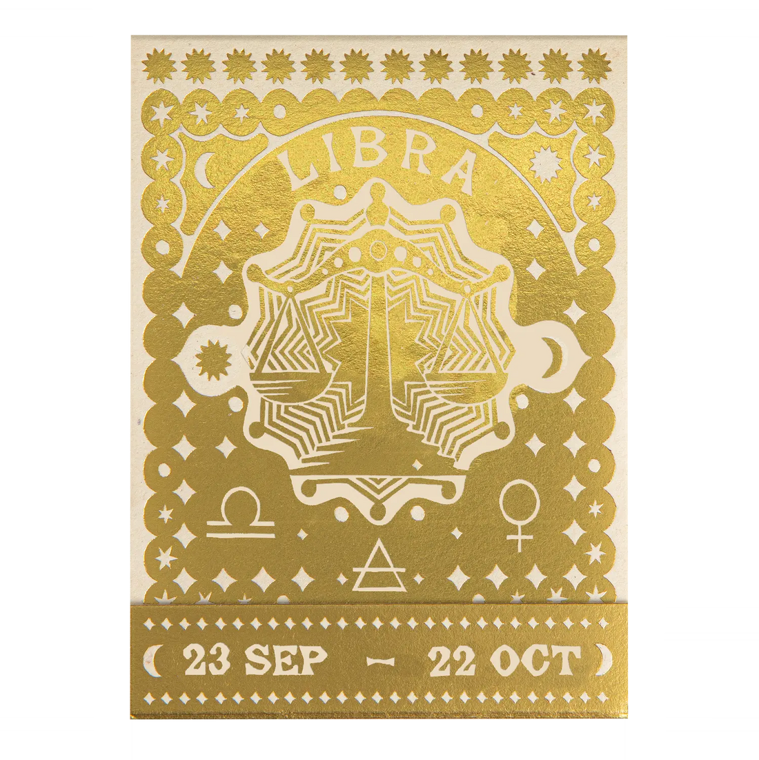 Archivist Libra Zodiac Matchbook