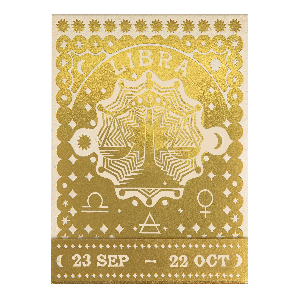 Archivist Libra Zodiac Matchbook