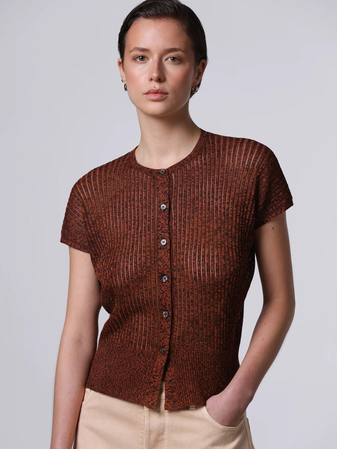 Roberto Collina Short Sleeve Cardigan