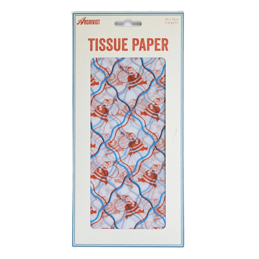 Archivist Santa Tissue Paper