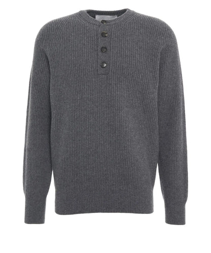 AMARÀNTO Knitted Henley Shirt