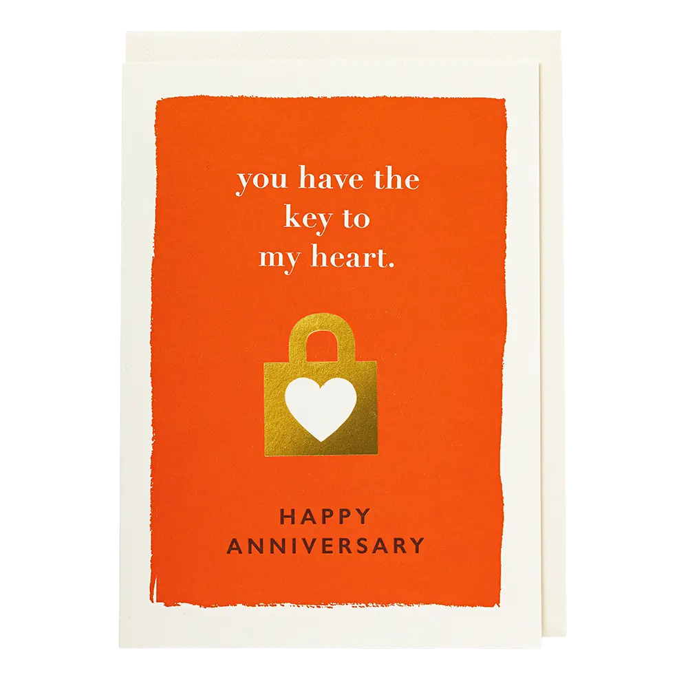 Archivist Key To My Heart Card
