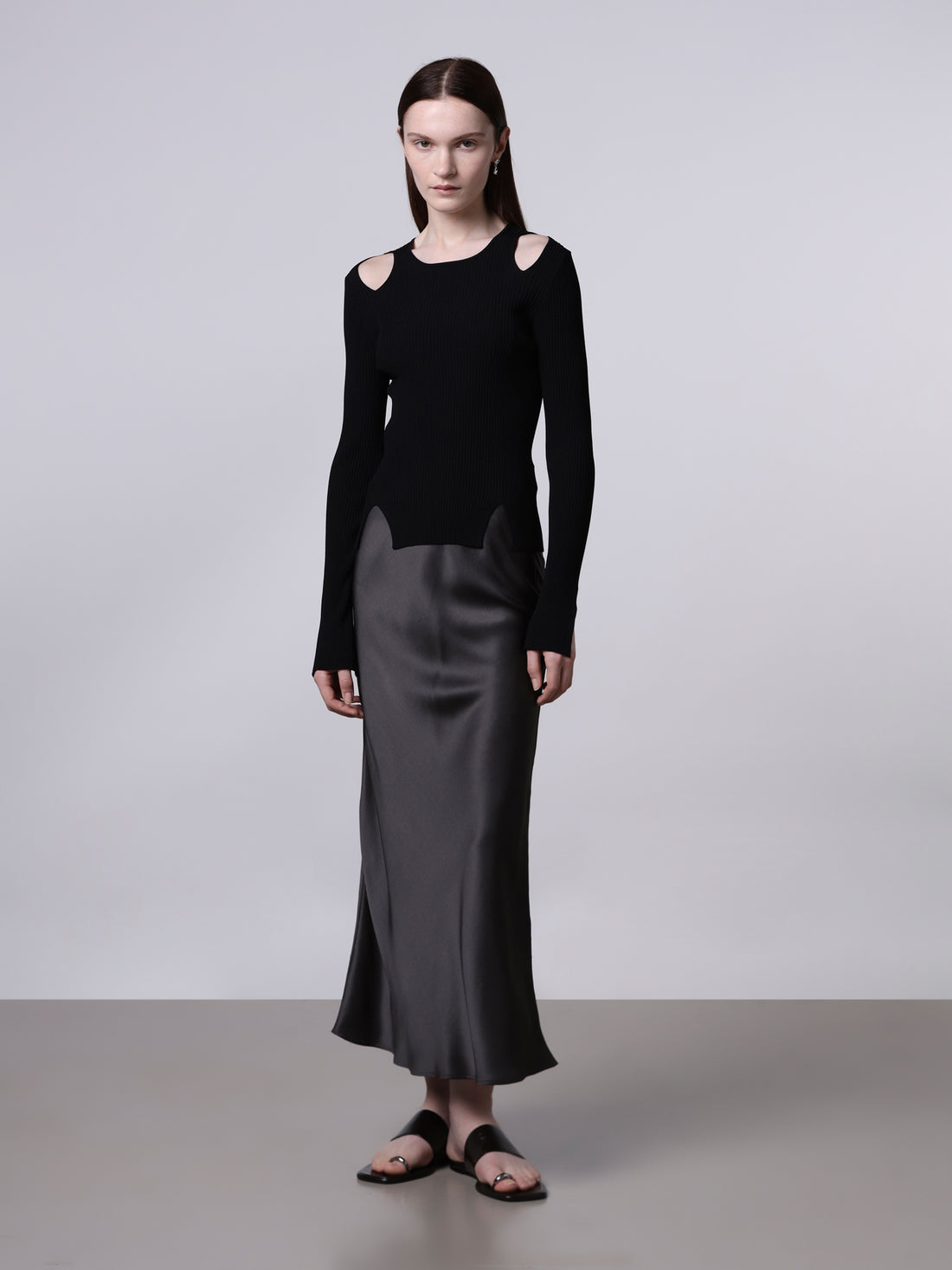 Roberto Collina Silk Long Skirt