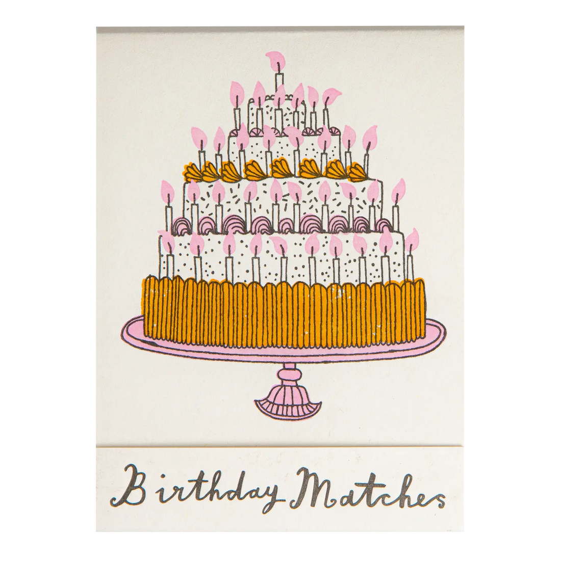 Archivist Birthday Cake Matchbook