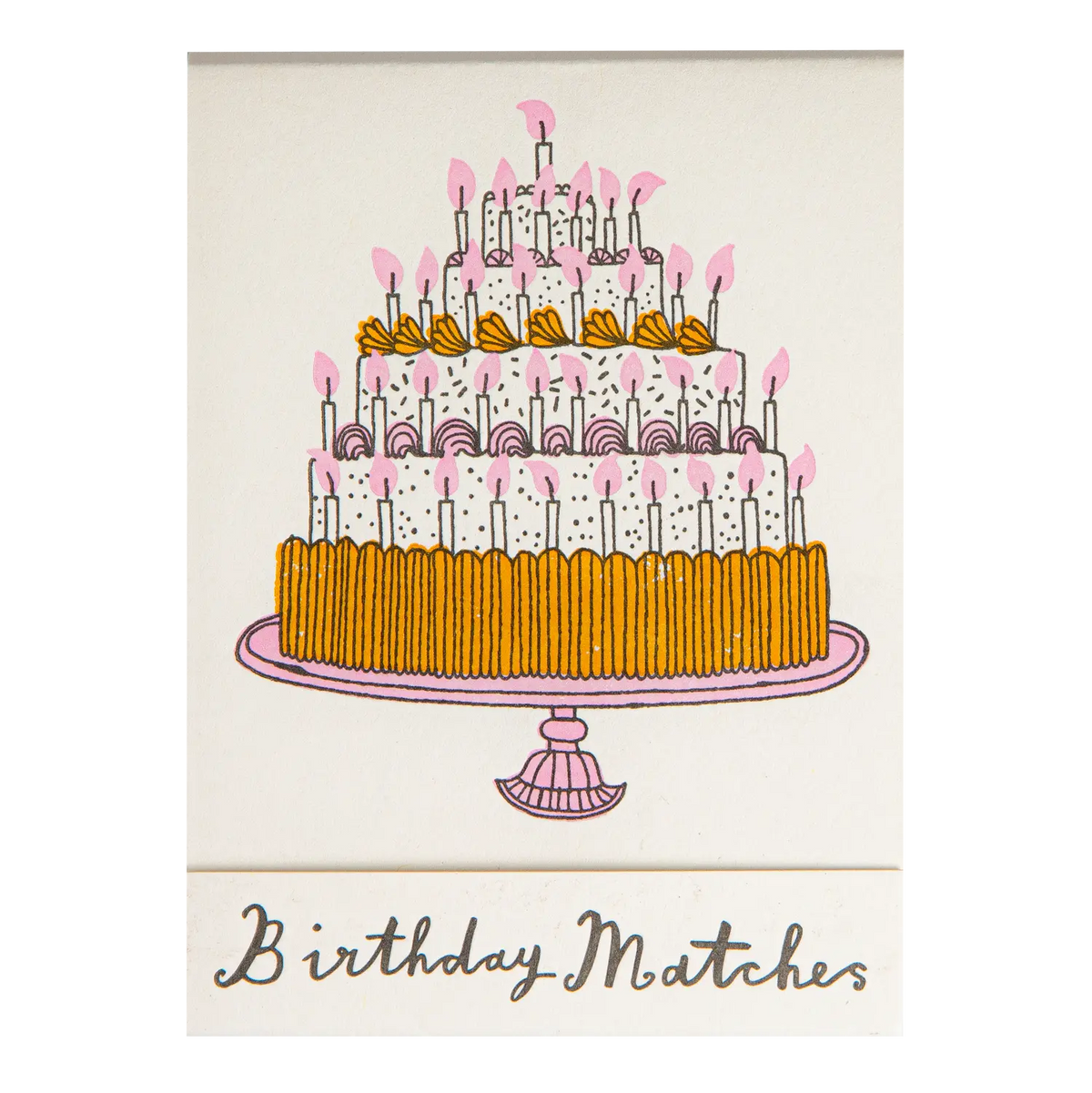 Archivist Birthday Cake Matchbook