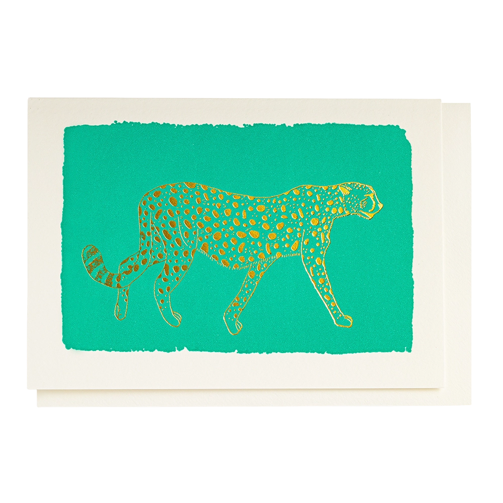 Archivist Gold Cheetah Card