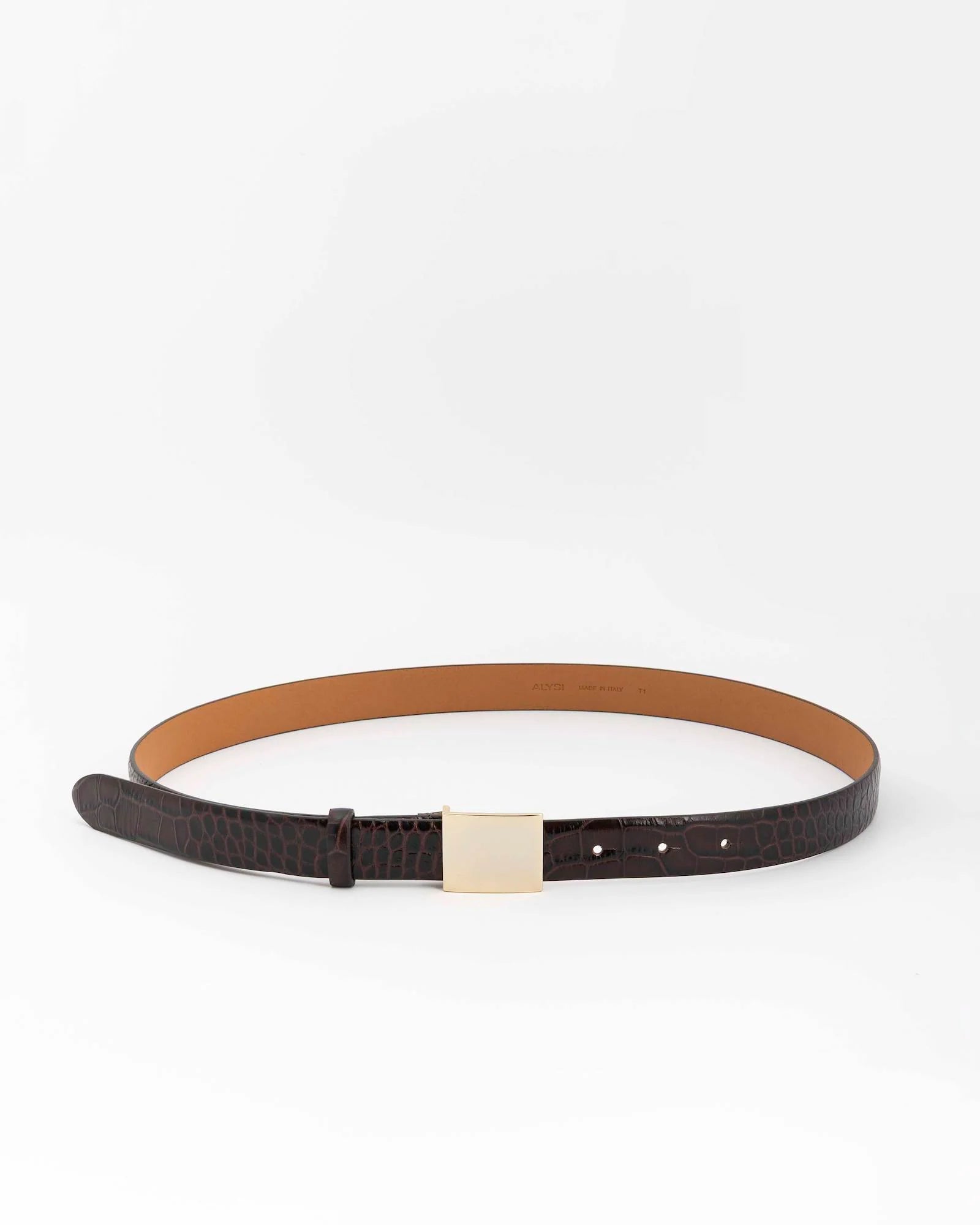 Alysi Belts Fibbia Placca