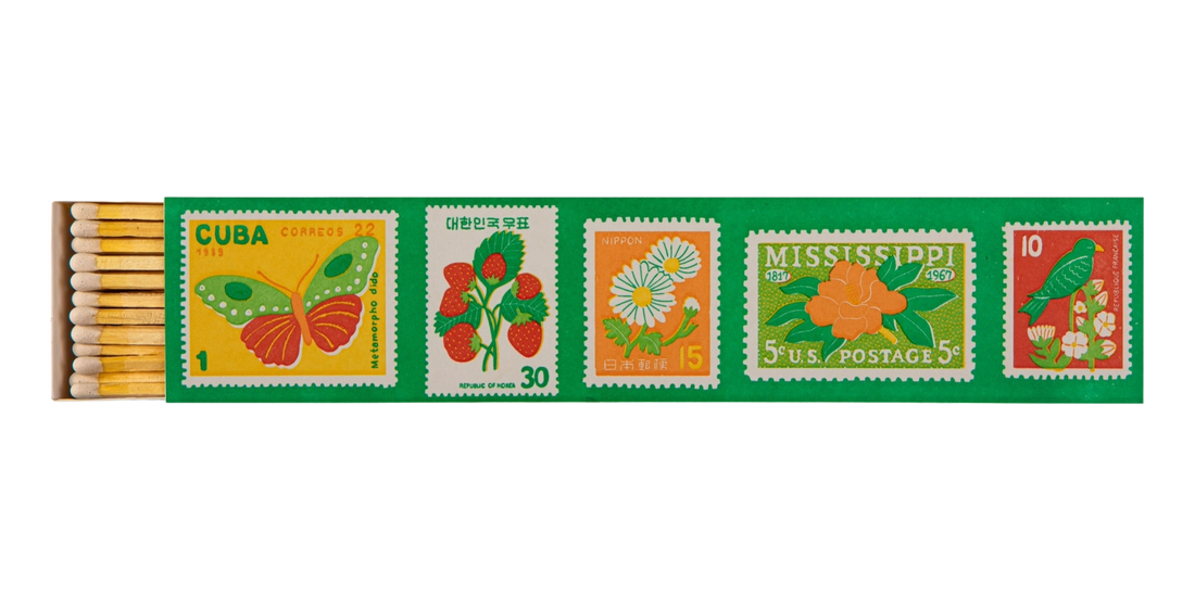Archivist Vintage Stamp Long Matches