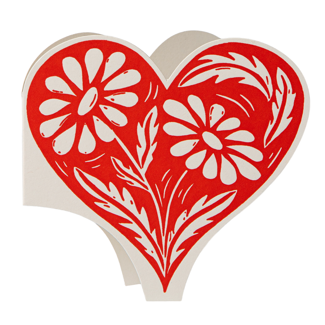 Archivist Botanical Heart Card