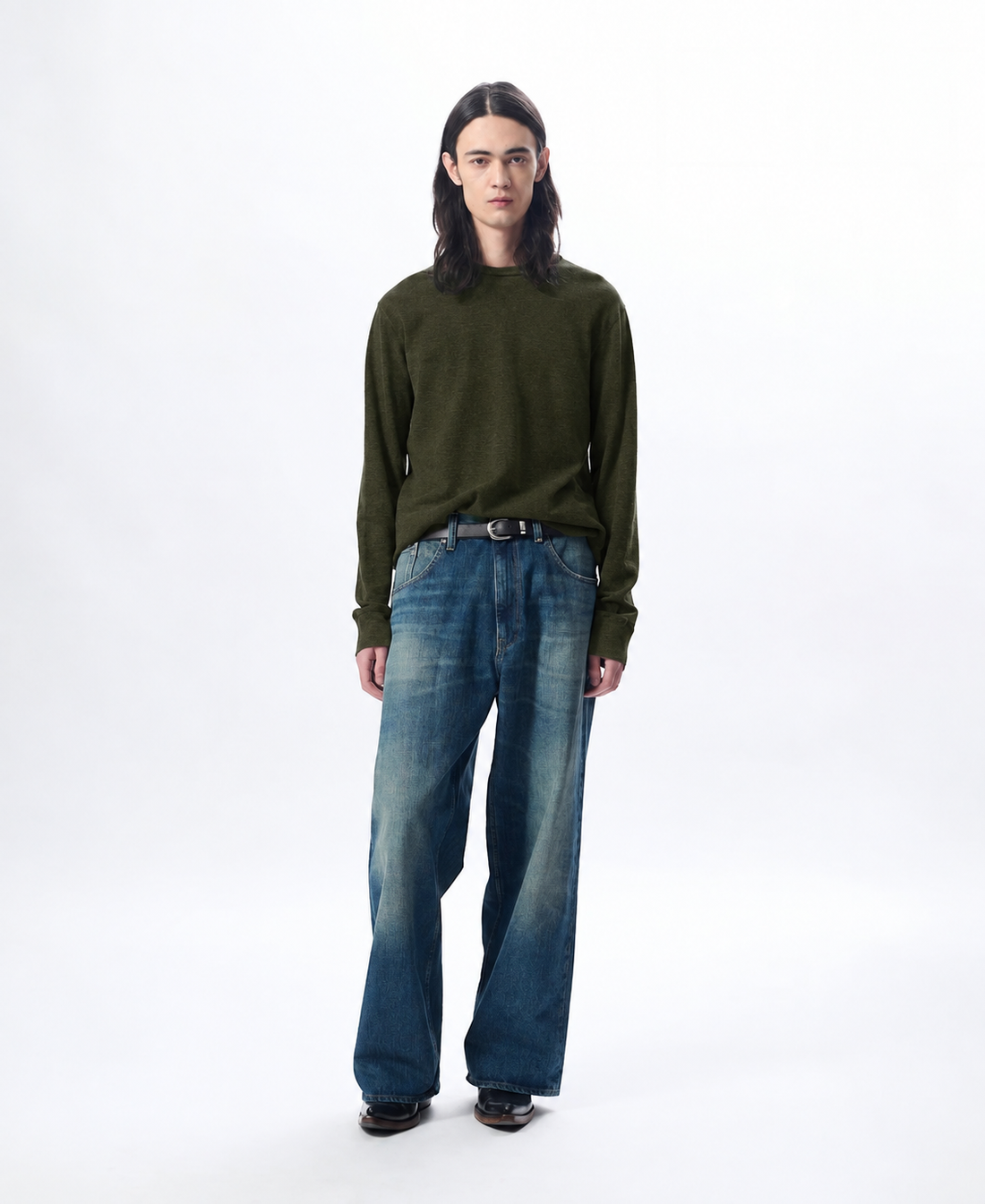 SUNFLOWER Wool Waffel Tee LS