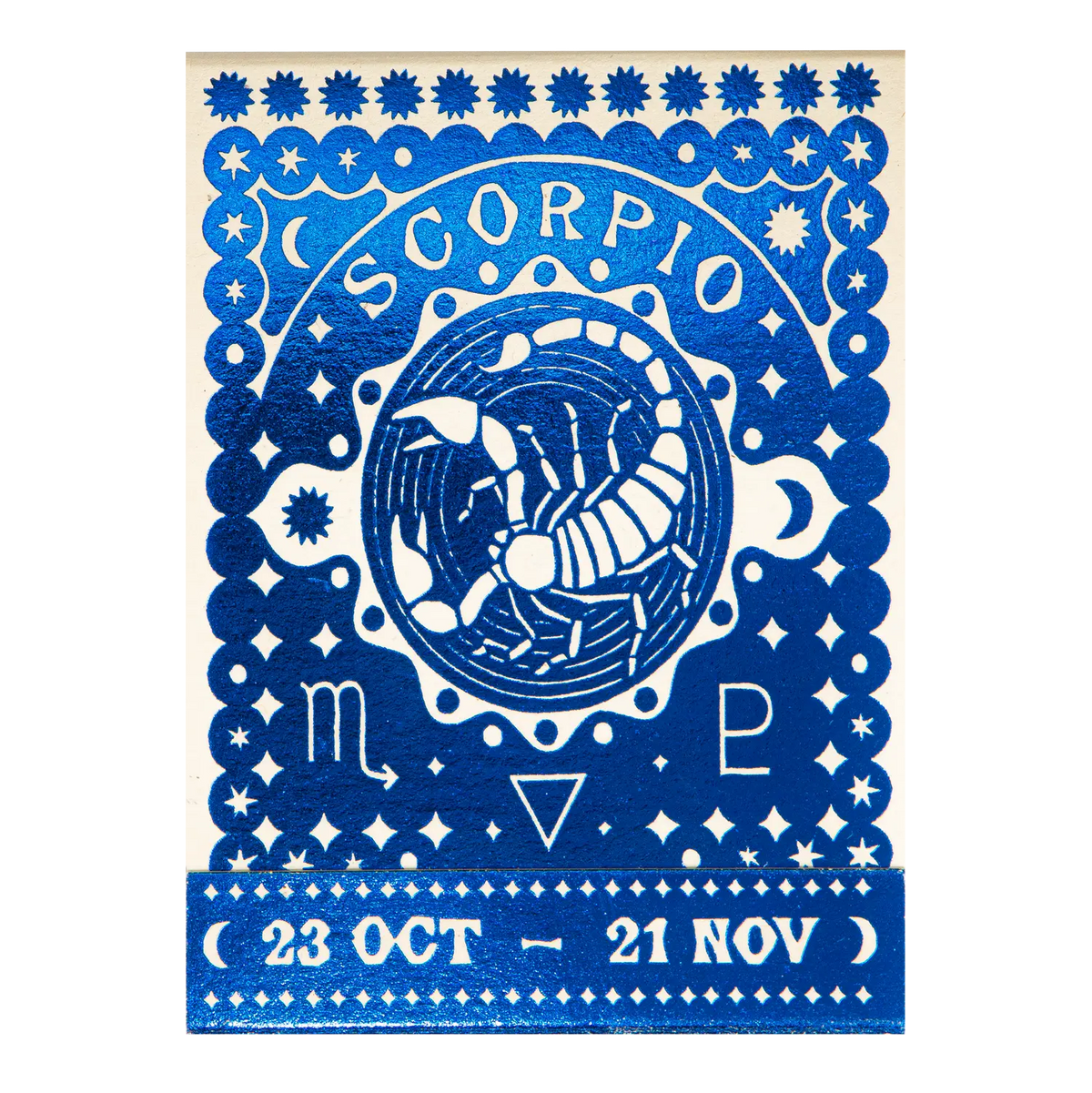 Archivist Scorpio Zodiac Matchbook