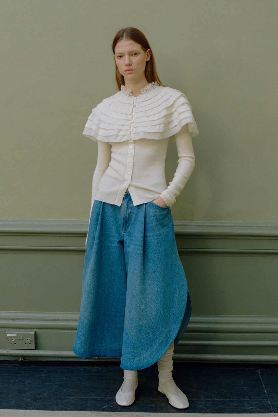 SEA NY Milene Denim Culotte