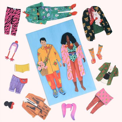 NEW MAGS - Fearless Fashion Magnetic Dolls