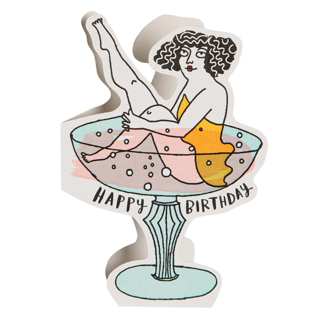 Archivist Birthday Cocktail Card