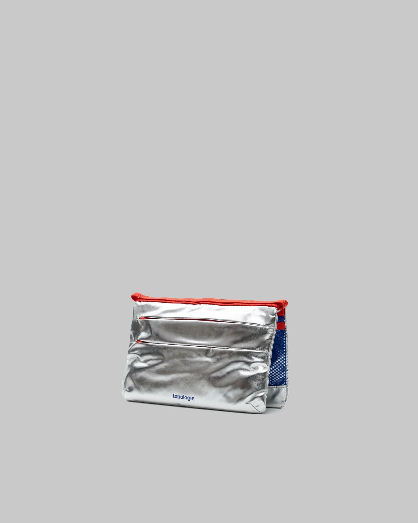 TOPOLOGIE Flat Sacoche Small Satellite Metallic