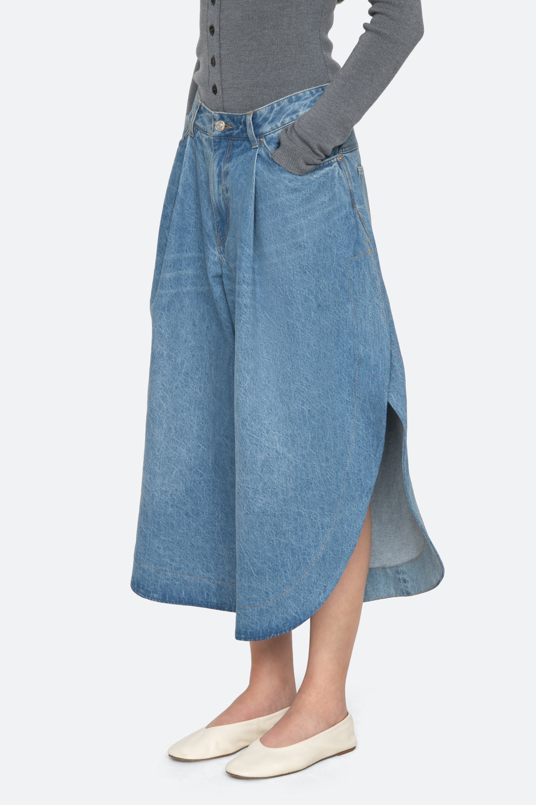 SEA NY Milene Denim Culotte