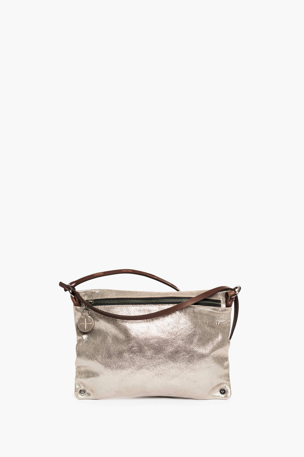 INA KENT Moonlit Bag- Crackled Rock Crystal