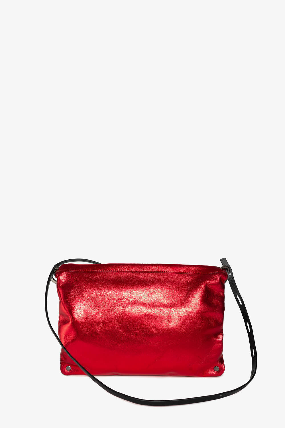 INA KENT Moonlit Bag - eco antique metallic chilli red