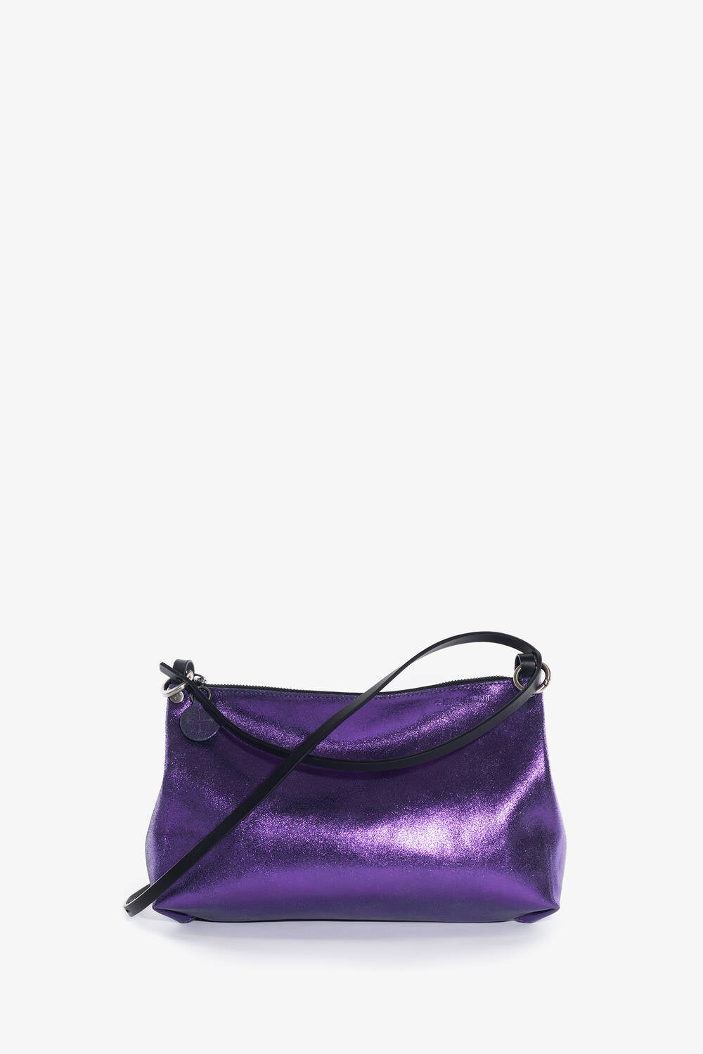 INA KENT Ornament Bag- crackled purple