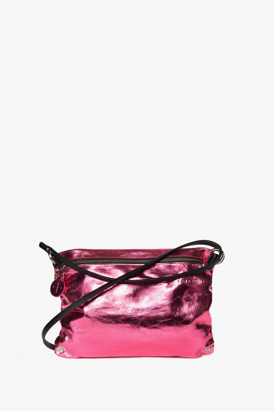 INA KENT Moonlit Bag - metallic bubblegum