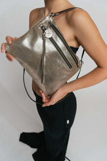 INA KENT Moonlit ed.2 Bag - crackled anthra