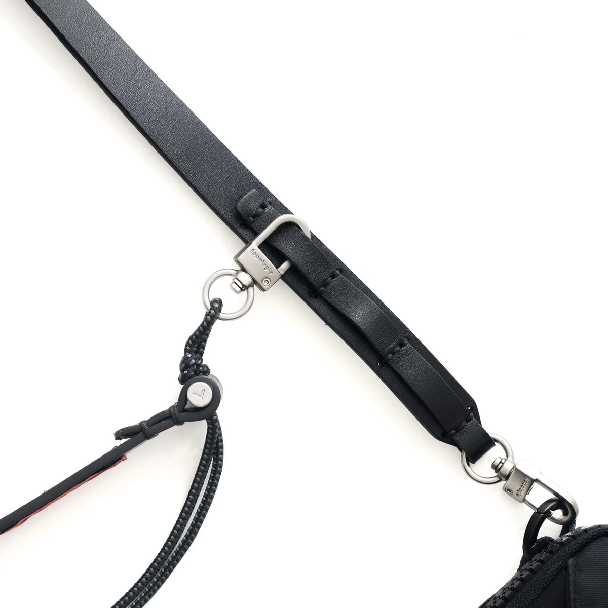 TOPOLOGIE Leather Strap Black