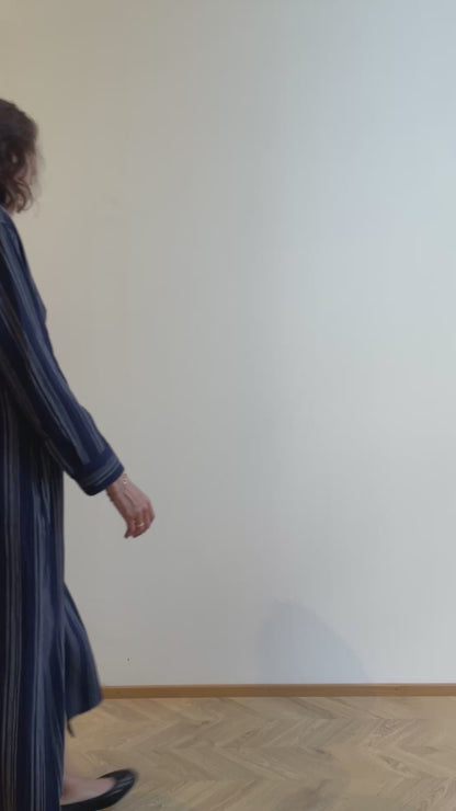 Hod Paris Maelle  Dress navy stripe
