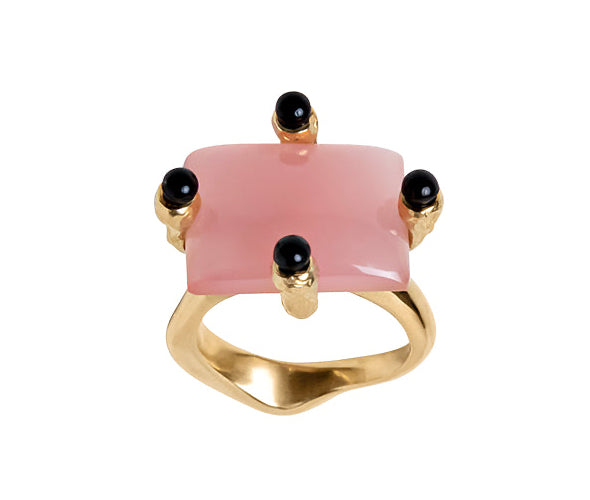 BEATRIZ PALACIOS A05-GEN Pink Cocktail Ring