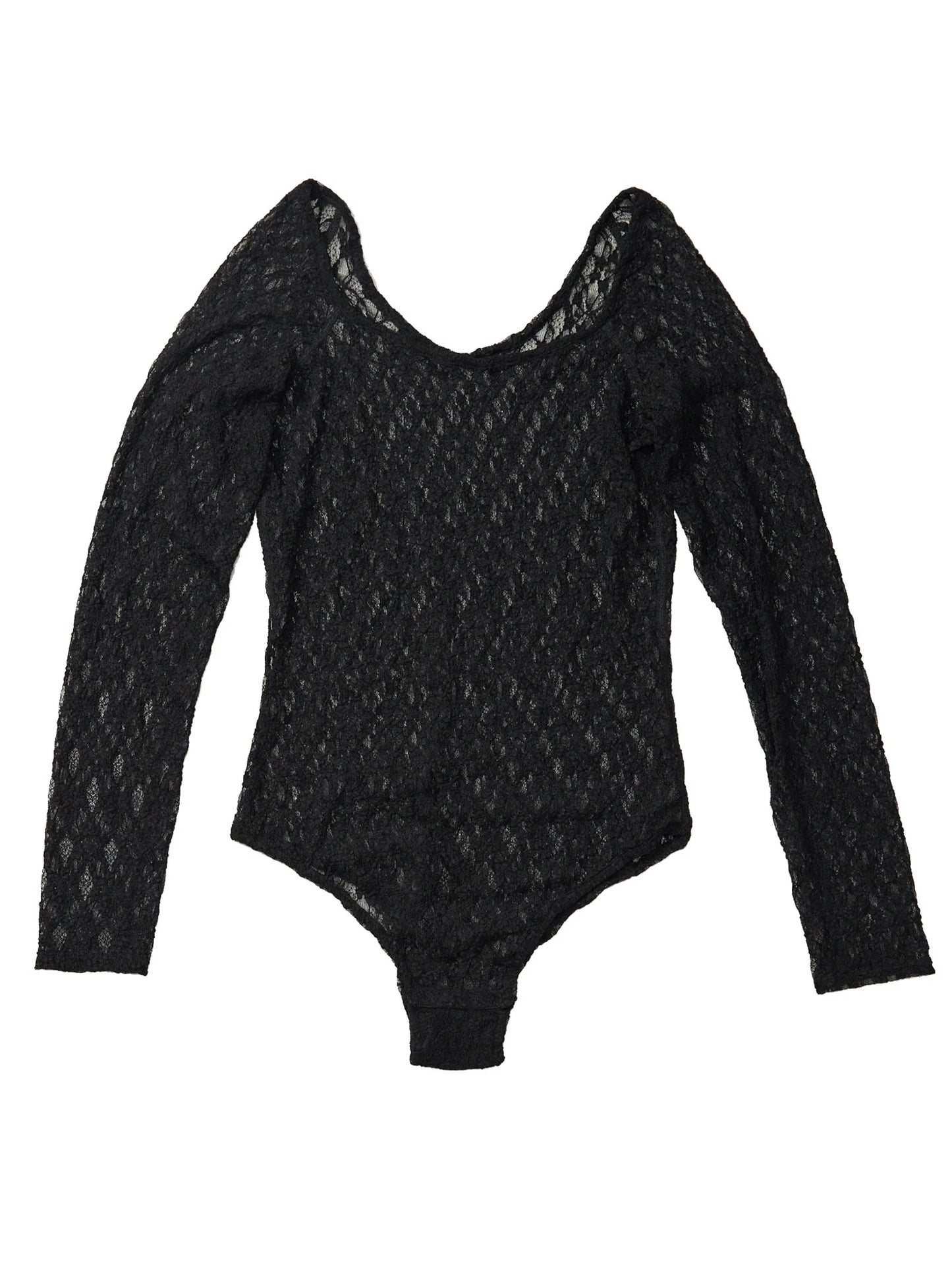 Simone Wild Lace Body Swan - black