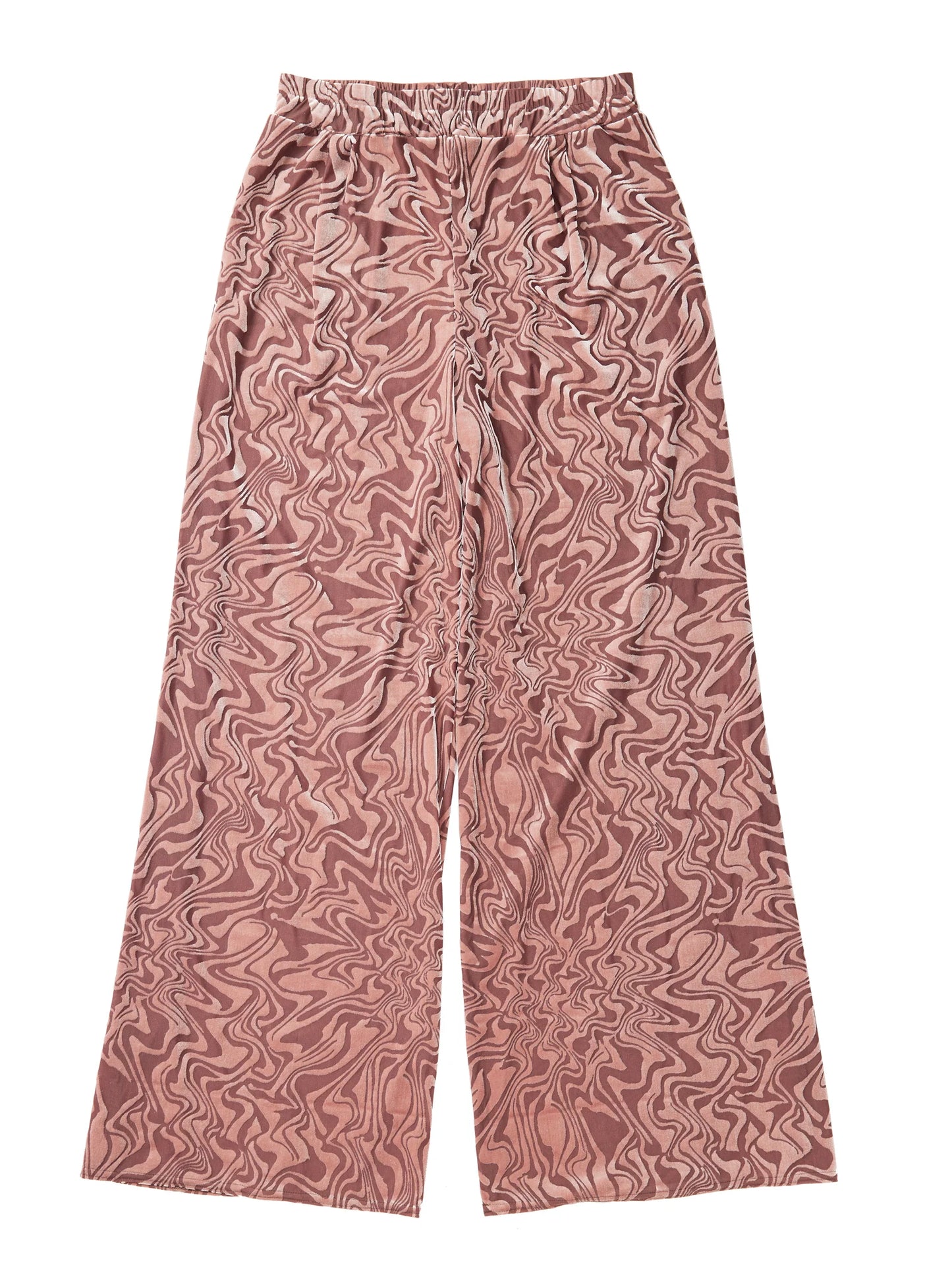 Simone Wild Devore Print Pocket Pants