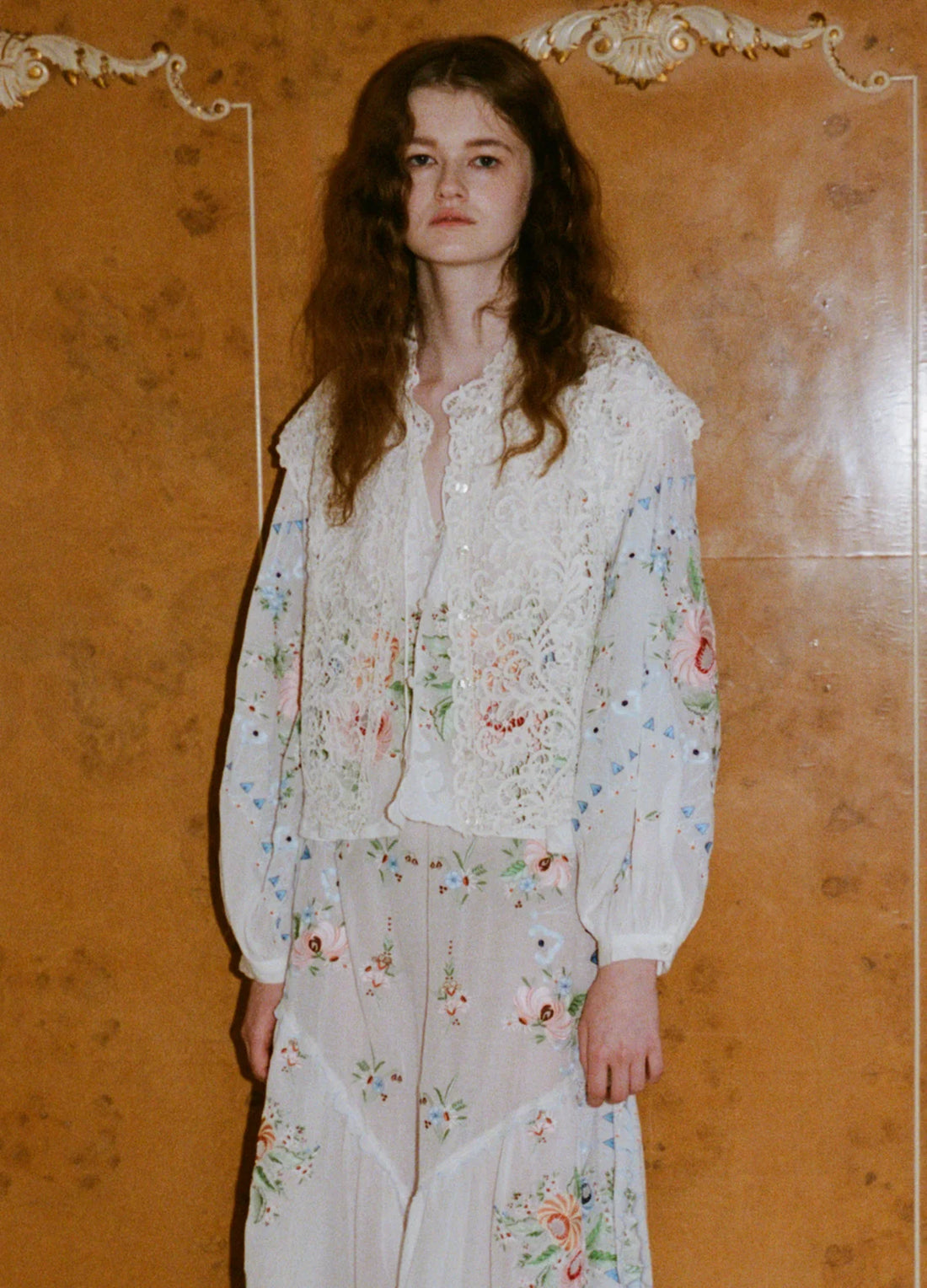SEA NY Serafina Embroidery Blouse