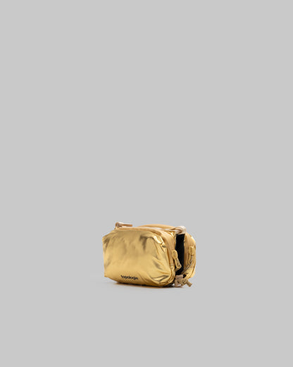 TOPOLOGIE Mini Bottle Sacoche Gold Metallic