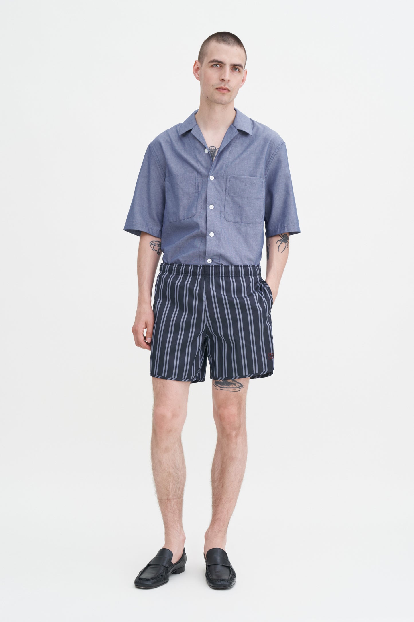 Filippa K Long Striped Swim Shorts 31282