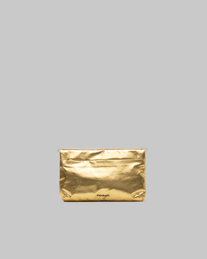 TOPOLOGIE Flat Sacoche Small Gold Metallic