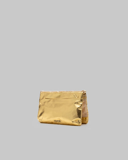 TOPOLOGIE Flat Sacoche Small Gold Metallic
