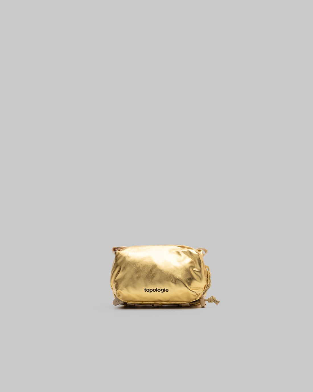 TOPOLOGIE Mini Bottle Sacoche Gold Metallic